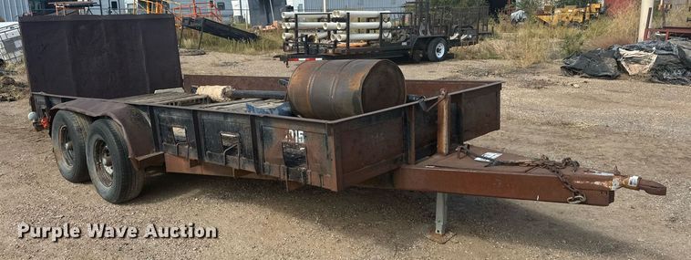 image for item DD3392 1992 Shop built utility trailer