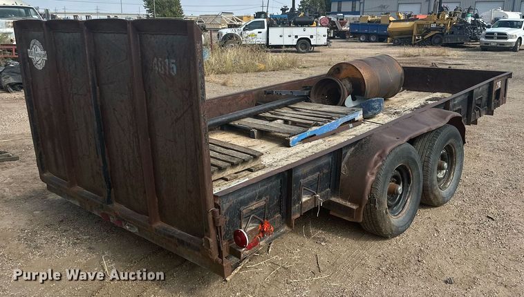 image for item DD3392 1992 Shop built utility trailer