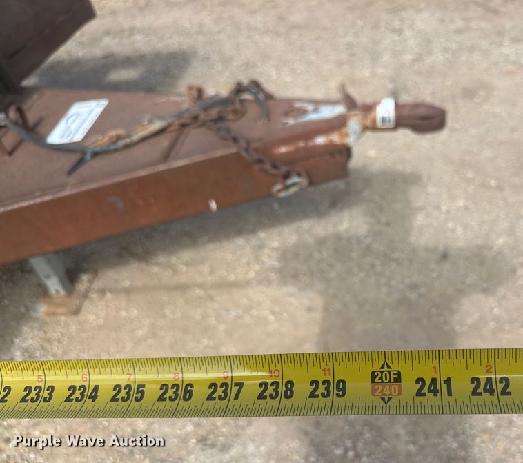 image for item DD3392 1992 Shop built utility trailer