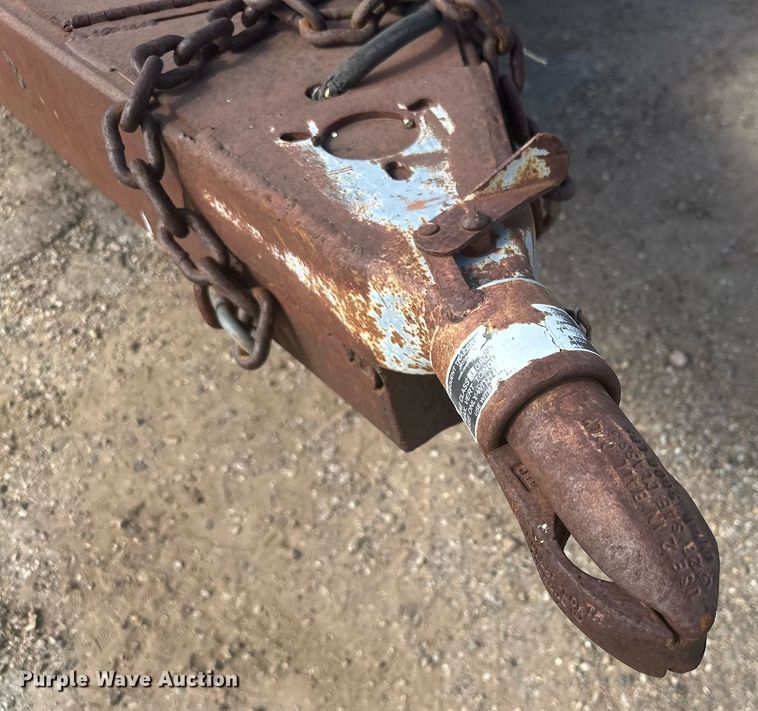 image for item DD3392 1992 Shop built utility trailer