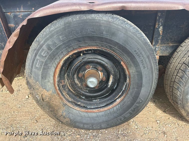 image for item DD3392 1992 Shop built utility trailer