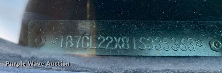 image for item DM1831 2001 Dodge Dakota SLT Club Cab pickup truck