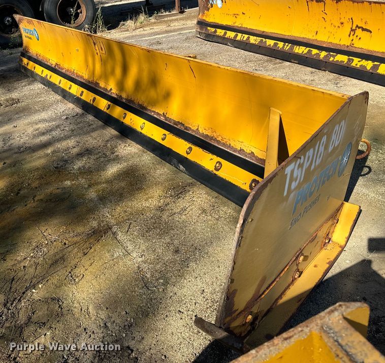 image for item DT2054 Protech  LP18L 18' W wheel loader snow pusher 