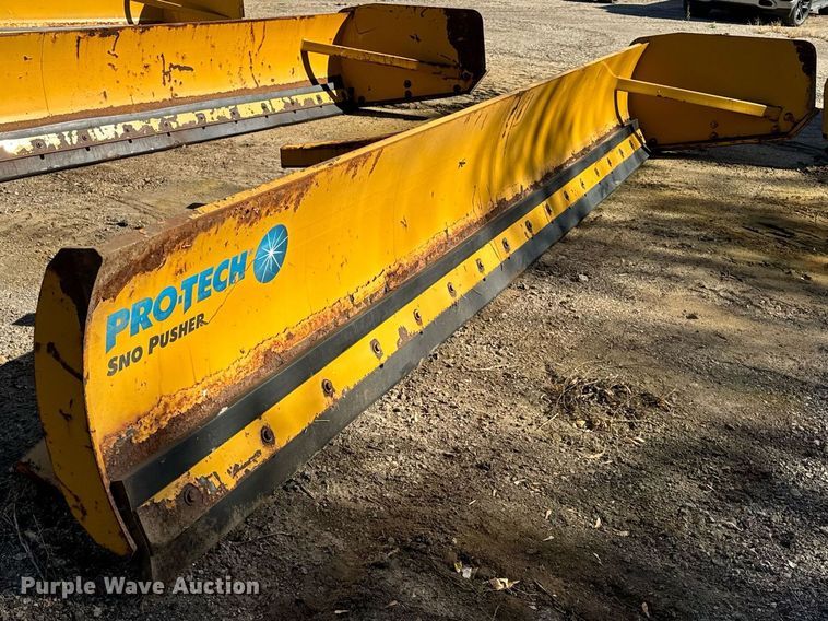 image for item DT2054 Protech  LP18L 18' W wheel loader snow pusher 