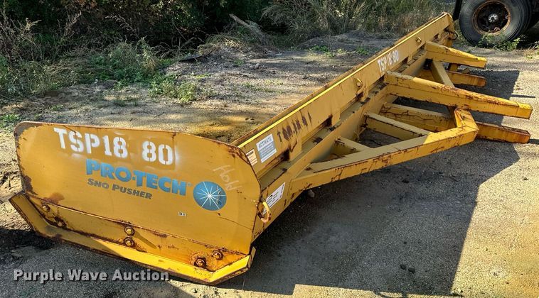 image for item DT2054 Protech  LP18L 18' W wheel loader snow pusher 