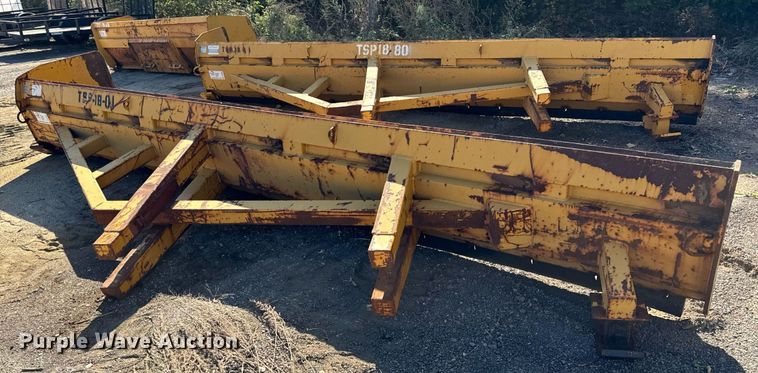 image for item DT2055 Protech  LP18L 18' W wheel loader snow pusher 