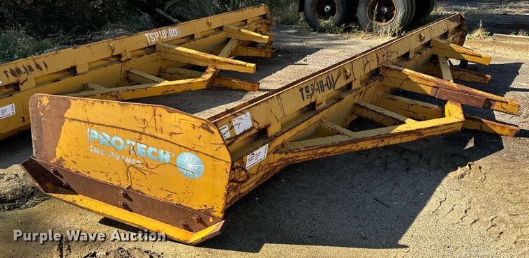 image for item DT2055 Protech  LP18L 18' W wheel loader snow pusher 