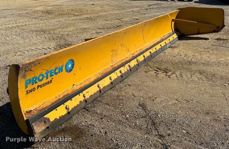 image for item DT2056 Protech  LP18L 18' W wheel loader snow pusher 