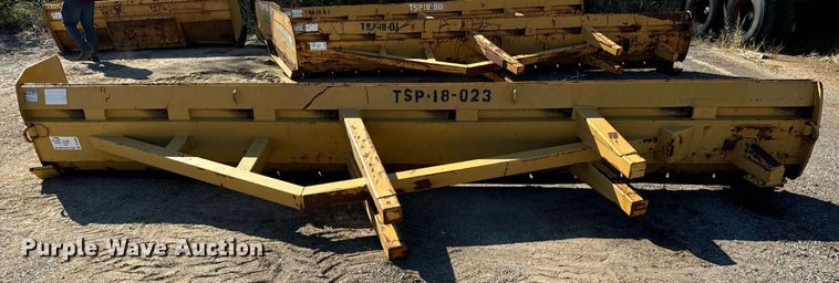 image for item DT2056 Protech  LP18L 18' W wheel loader snow pusher 