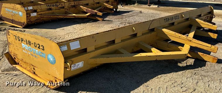 image for item DT2056 Protech  LP18L 18' W wheel loader snow pusher 