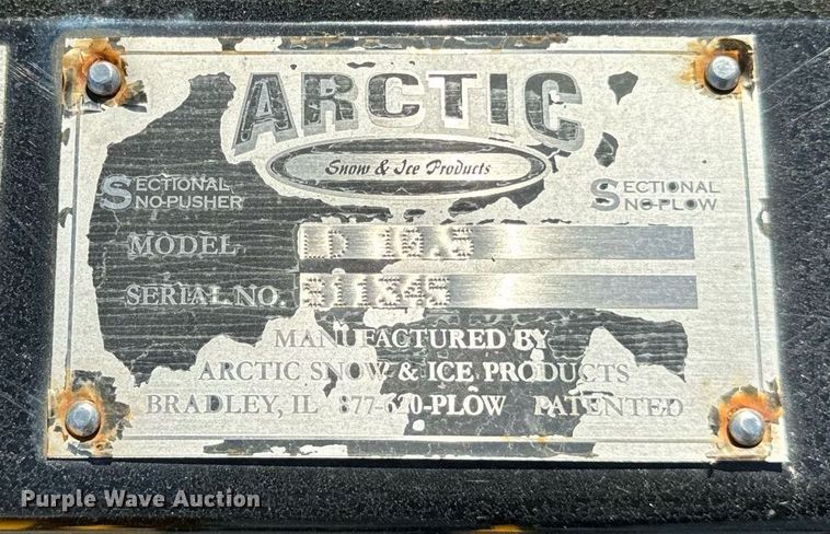 image for item DT2065 Arctic  LD10.5 skid steer snow pusher