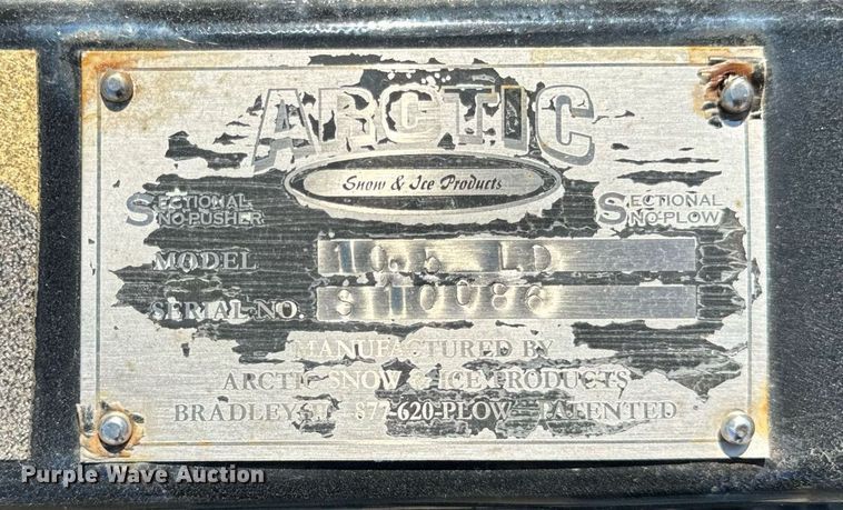 image for item DT2066 Arctic  10.5LD skid steer snow pusher