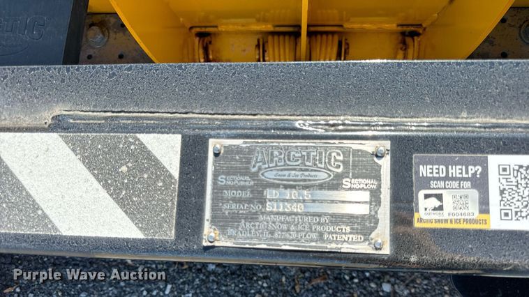 image for item DT2067 Arctic  LD10.5 skid steer snow pusher