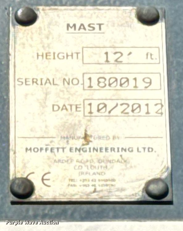 image for item DT2068 2012 Moffett  M70 forklift