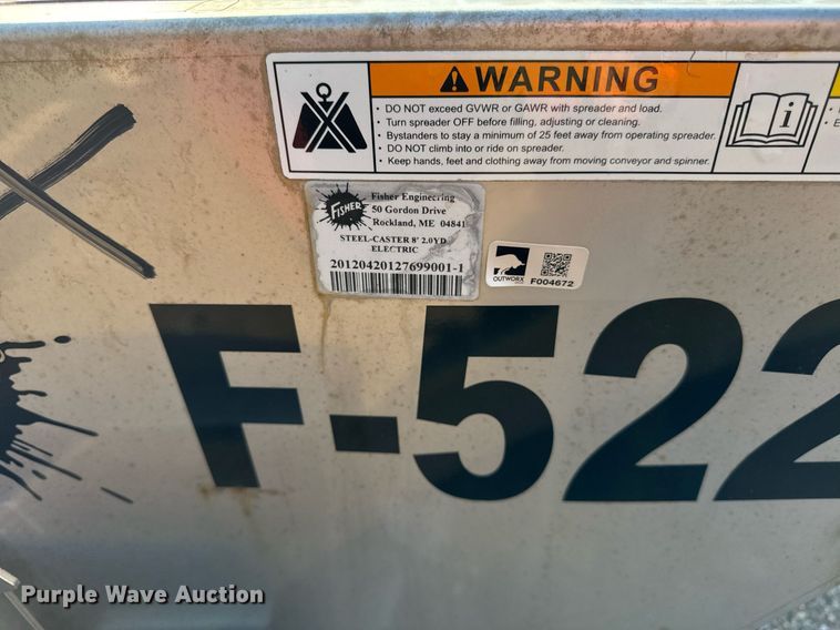 image for item DT2087 Fisher Steel Caster spreader