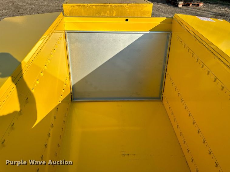 image for item DT2090 Uline H-221-9M-Y (2) flammable liquid storage cabinets 