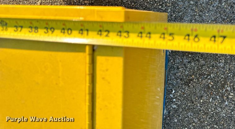 image for item DT2090 Uline H-221-9M-Y (2) flammable liquid storage cabinets 