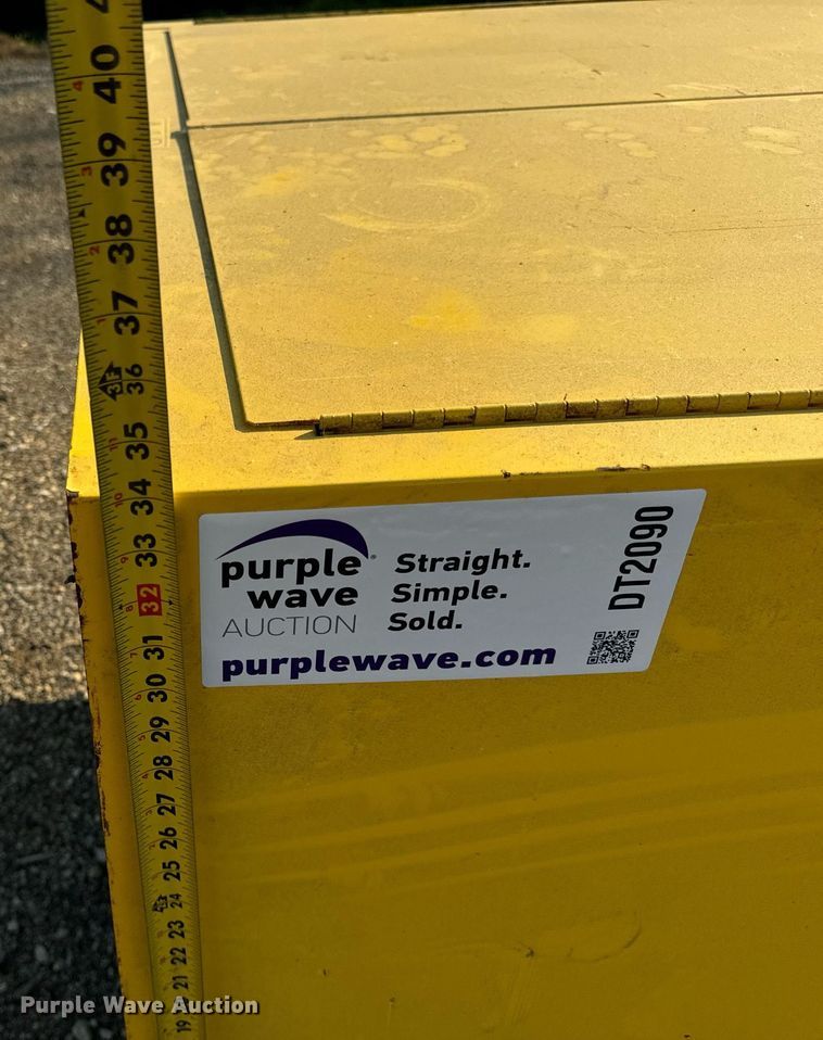 image for item DT2090 Uline H-221-9M-Y (2) flammable liquid storage cabinets 