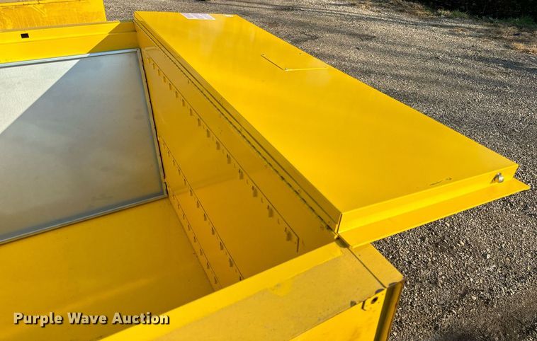 image for item DT2090 Uline H-221-9M-Y (2) flammable liquid storage cabinets 