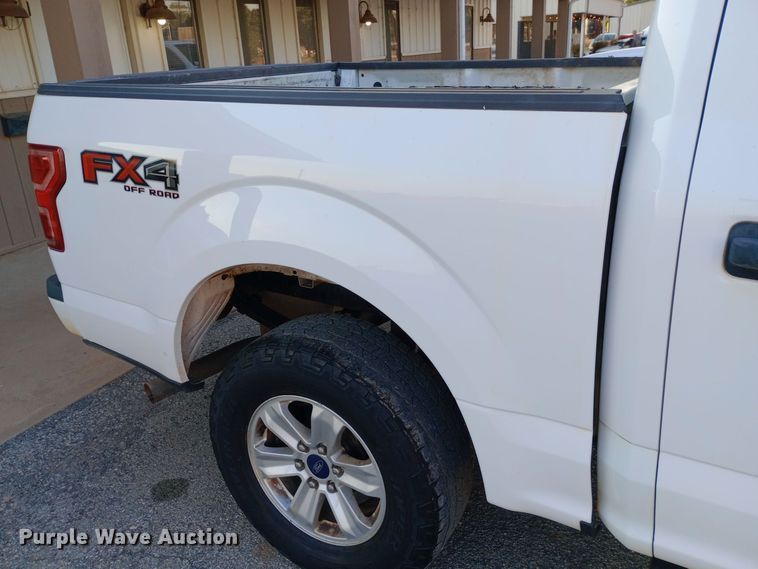 image for item DW0783 2018 Ford F150 SuperCrew pickup truck