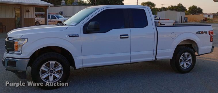 image for item DW0784 2018 Ford F150 SuperCab pickup truck