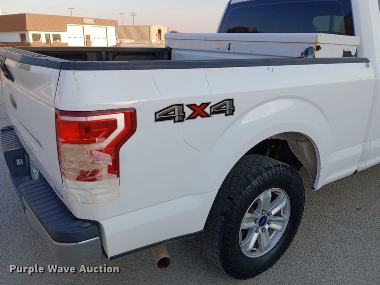 image for item DW0784 2018 Ford F150 SuperCab pickup truck