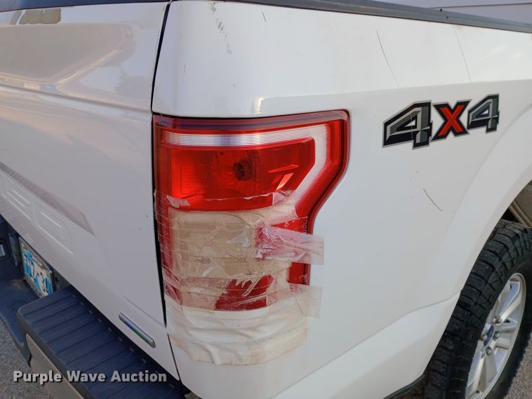 image for item DW0784 2018 Ford F150 SuperCab pickup truck