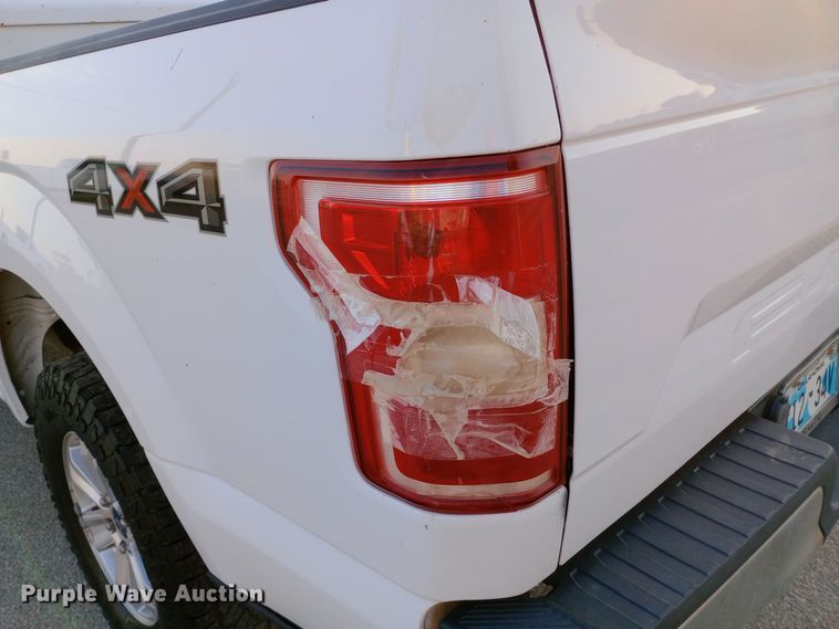 image for item DW0784 2018 Ford F150 SuperCab pickup truck