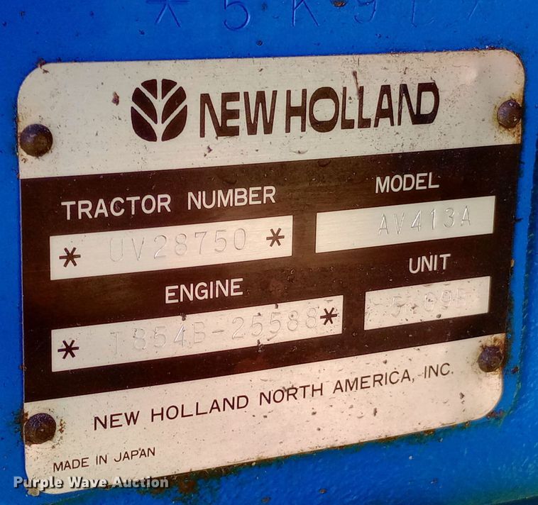 image for item DW0816 1995 Ford New Holland 2120 MFWD tractor