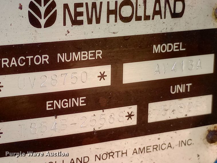 image for item DW0816 1995 Ford New Holland 2120 MFWD tractor