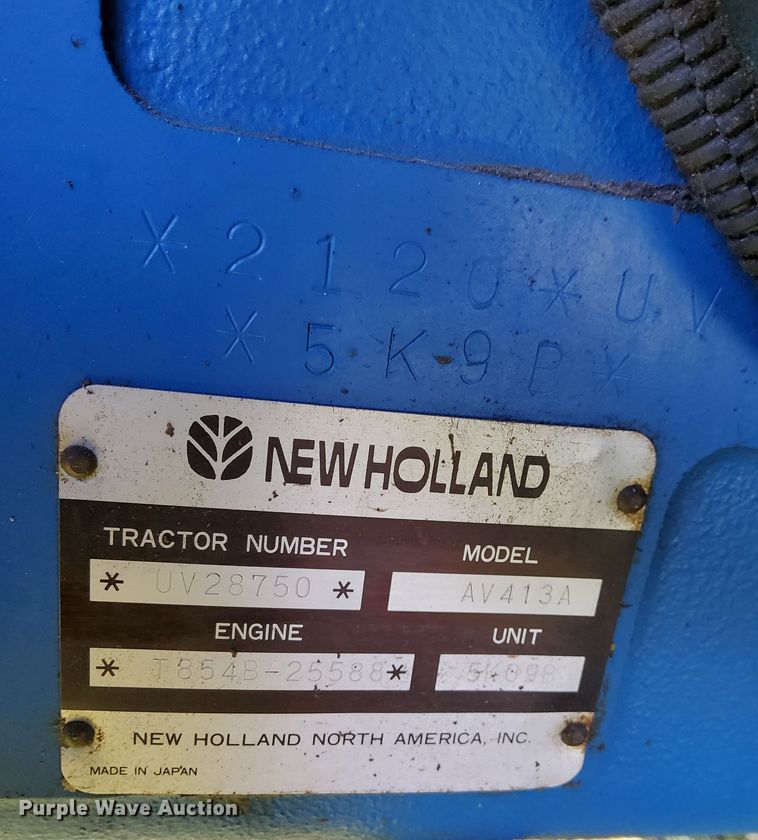 image for item DW0816 1995 Ford New Holland 2120 MFWD tractor