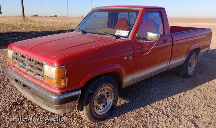 image for item DW0821 1992 Ford Ranger pickup truck