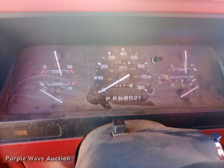 image for item DW0821 1992 Ford Ranger pickup truck