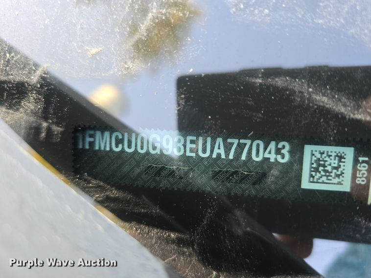 image for item DW3798 2014 Ford Escape SUV