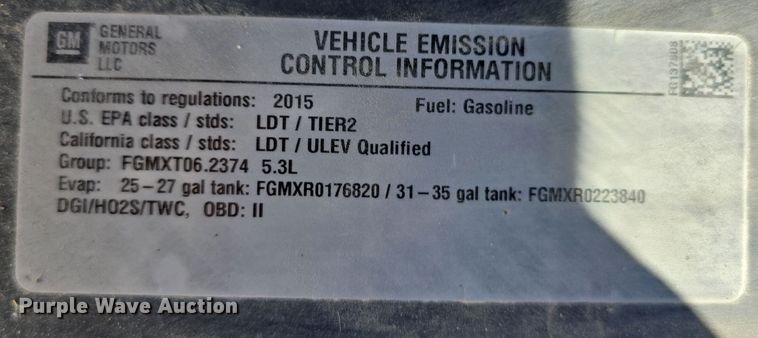 image for item DW3816 2015 Chevrolet Silverado 1500 Crew Cab pickup truck