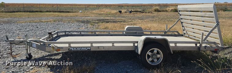 image for item DW3817 2019 Aluma 7814ST utility trailer