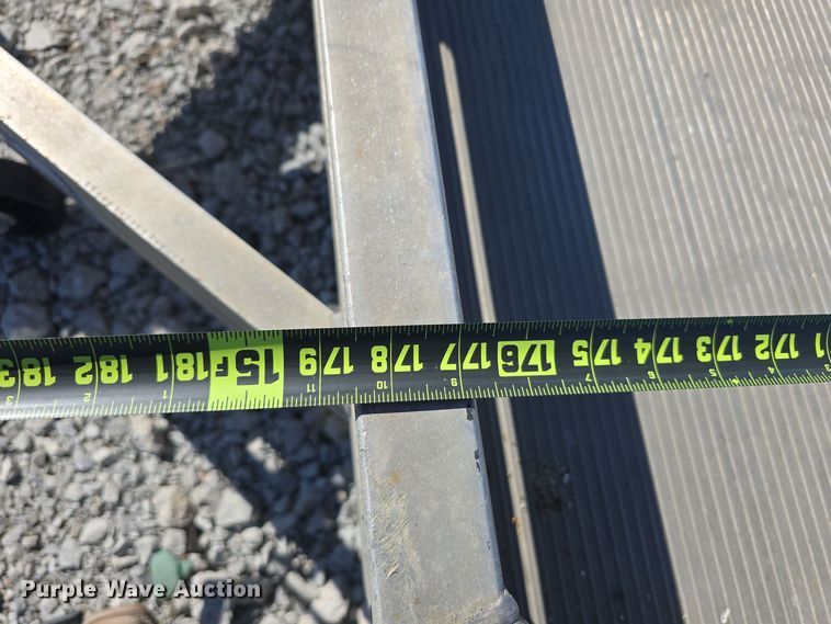 image for item DW3817 2019 Aluma 7814ST utility trailer