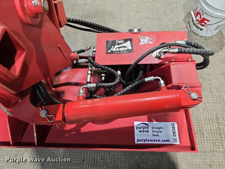 image for item DW3843 Handy Attachments HSRC12 skid steer pole clamp