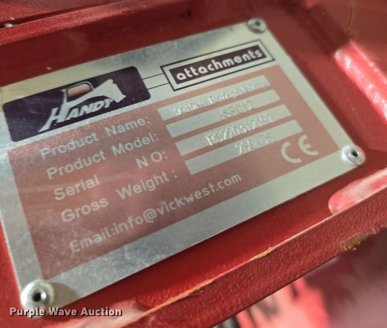 image for item DW3843 Handy Attachments HSRC12 skid steer pole clamp