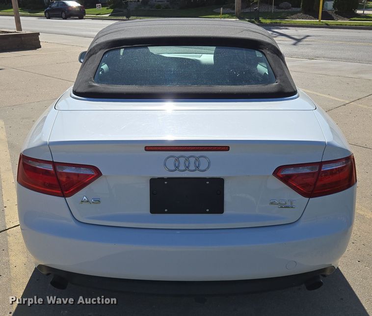 image for item EE8557 2012 Audi A5 convertible