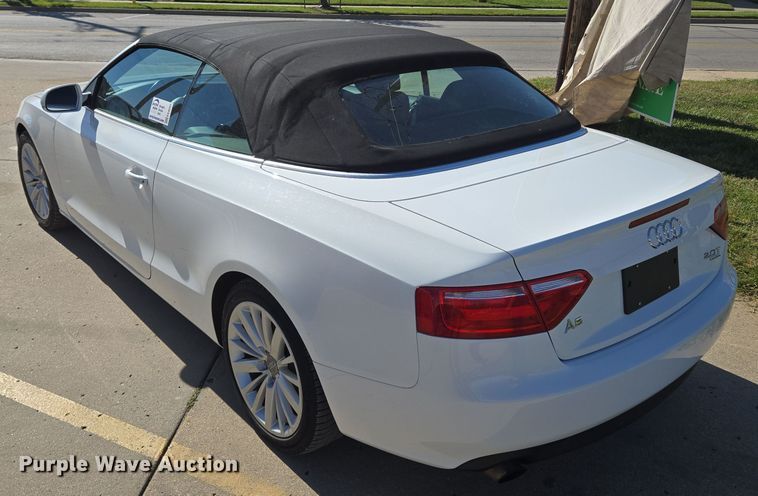 image for item EE8557 2012 Audi A5 convertible