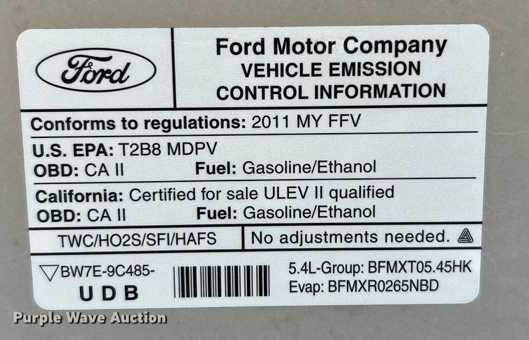 image for item EG0930 2011 Ford E250 handicap accessible van