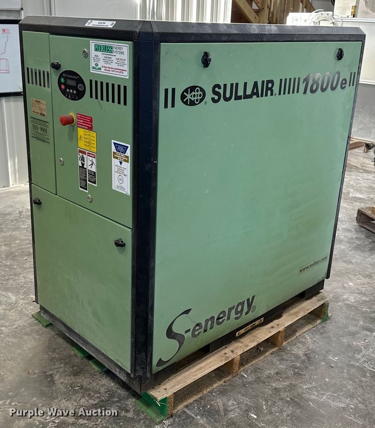 image for item EG6798 2013 Sullair 1809E AC air compressor