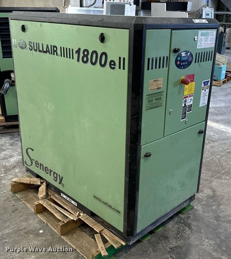 image for item EG6798 2013 Sullair 1809E AC air compressor