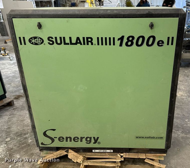 image for item EG6798 2013 Sullair 1809E AC air compressor