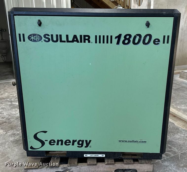 image for item EG6799 2016 Sullair 1809E AC air compressor