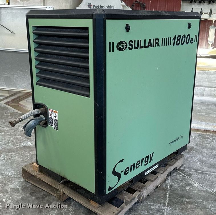 image for item EG6799 2016 Sullair 1809E AC air compressor