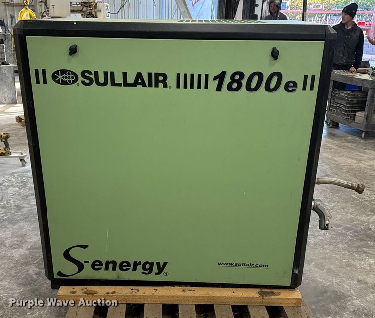 image for item EG6799 2016 Sullair 1809E AC air compressor