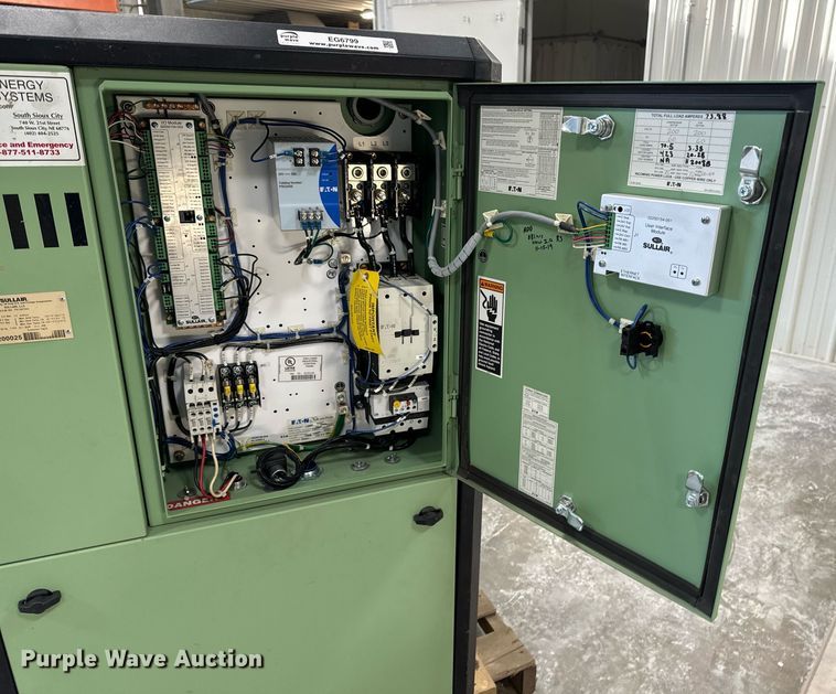 image for item EG6799 2016 Sullair 1809E AC air compressor