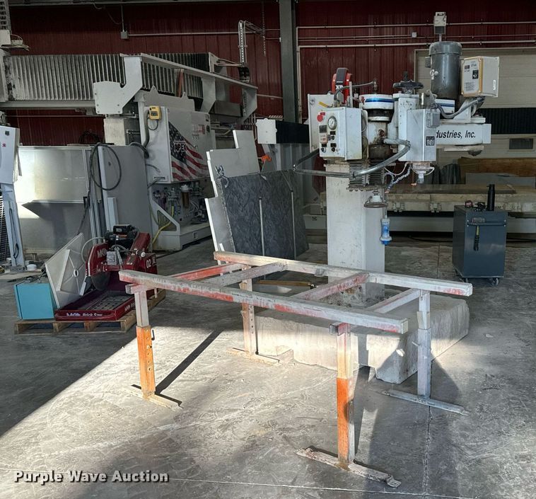 image for item EG6800 Park industries Wizard II granite radial arm polisher
